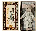Big brother mouse in matchbox Maileg