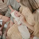 Ribbed Knotted Baby Gown